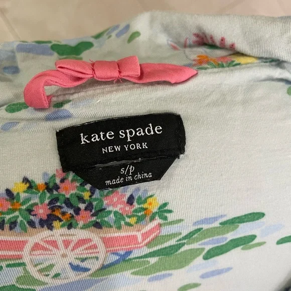 Kate Spade Pajamas with Colorful Print size small - Picture 3 of 6